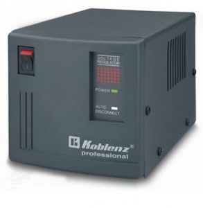Regulador KOBLENZ ER-2550, 6, Negro, Oficina, 2500 VA, 2000 W 00-1560-2 - 00-1560-2