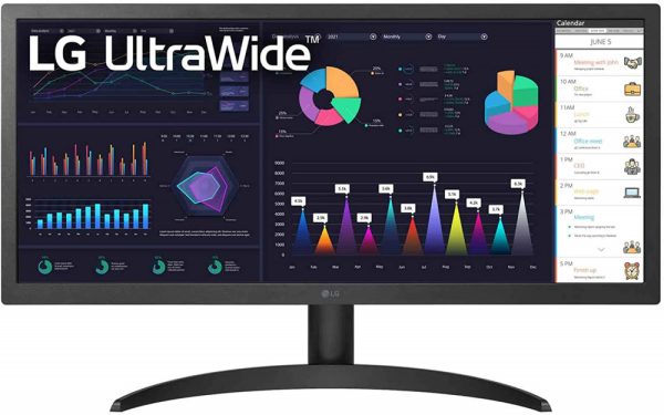 Monitor LG 26WQ500, 26.5, 2560 X 1080,Negro - 26WQ500-B