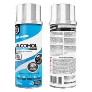 ALCOHOL ISOPROPILICO EN AEROSOL SILMEX, 250ML - 7503002196311