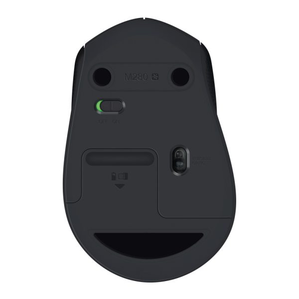 Mouse LOGITECH M280, Negro, 3 botones,10 m, RF inalámbrico, Óptico, 1000 DPI - 910-004284 - Image 4