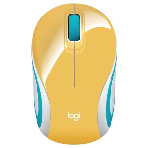 Mouse LOGITECH MINI Mouse M187, Amarillo, USB 910-005365 - 910-005365
