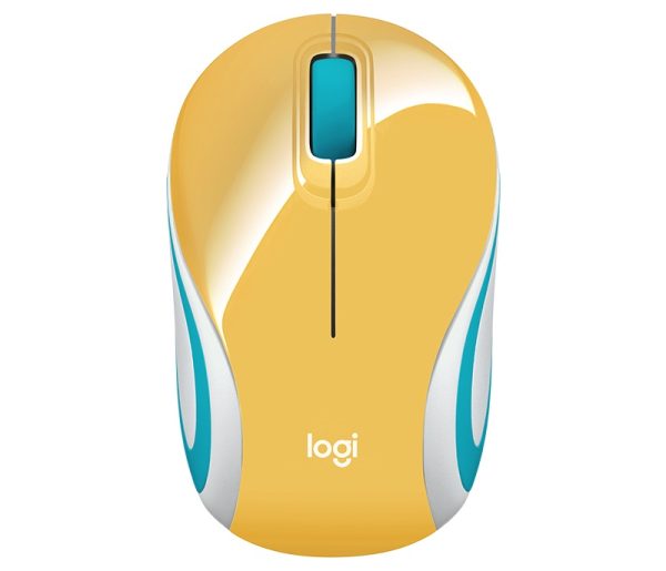 Mouse LOGITECH MINI Mouse M187, Amarillo, USB 910-005365 - 910-005365