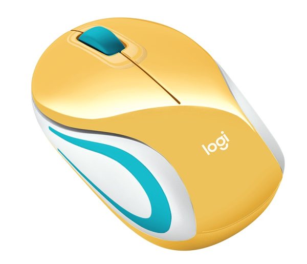 Mouse LOGITECH MINI Mouse M187, Amarillo, USB 910-005365 - 910-005365 - Image 2
