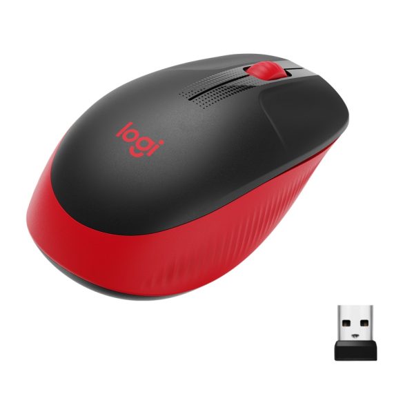 MOUSE LOGITECH M190 ROJO INALAMBRICO RECEPTOR USB PC MAC CHROME LINUX 910 005904 - 910-005904 - Image 5