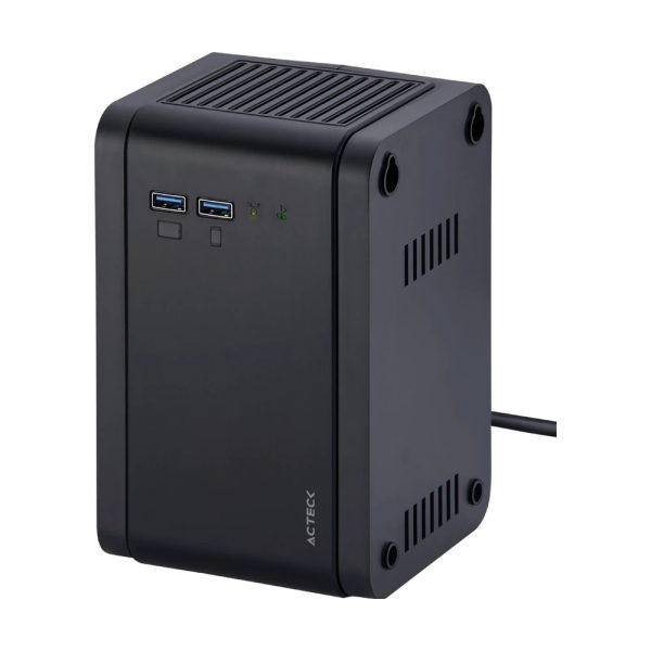 Regulador de Voltaje ACTECK AC-938204. 600w, 1200va, 2 USB, 8 Enchufes - AC-938204 - Image 2