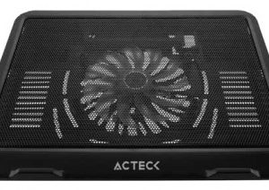 BASE ENFRIADORA PARA LAPTOP ALUMINIO BROBOTIX NEGRO 044695N - 044695N