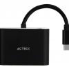 ADAPTADOR ACTECK  USB C, HDMI + VGA SHINFT AV420 - AC-934657
