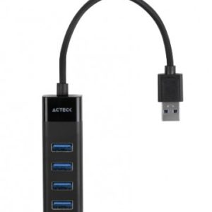 HUB USB ACTECK AC-934664, USB 3,0, 4 PUERTOS USB 3,0 - AC-934664