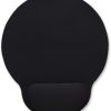 Mouse Pad MANHATTAN 434362, Negro, Monótono, 20,3 cm, 4 mm - 434362