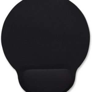 Mouse Pad MANHATTAN 434362, Negro, Monótono, 20,3 cm, 4 mm - 434362