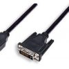Cable HDMI a DVI MANHATTAN, HDMI, DVI-D, Macho/Macho, Negro - 372503