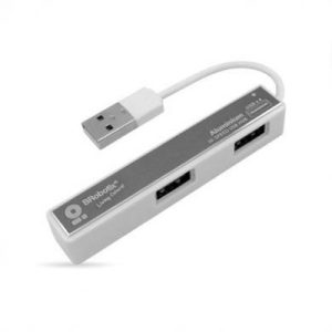 HUB USB V2.0, 4 PUERTOS, "SMALL", PLATA 180727-5 - 180727-5