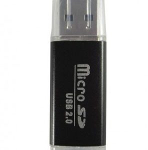 LECTOR BROBOTIX USB V2.0  MICRO SD, NEGRO - 345673N