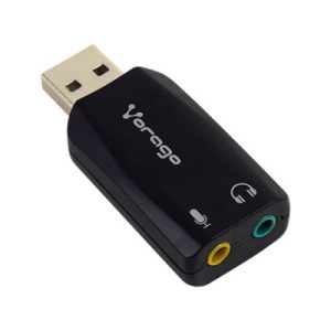 Convertidor USB a Audio VORAGO, USB A 5,1 Negro ADP-201 - ADP-201