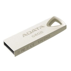 MEMORIA USB ADATA AV210, PLATEADA, 64 GB, USB 3.2, 100 MB/s, 40 MB/s - AUV210-64G-RGD