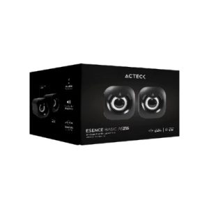 Bocinas Acteck As215, Alambricas, 3.5mm, Rms 3w, Usb 5vc, Negro - AC-935272