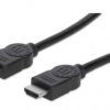 Cable HDMI MANHATTAN, 3 m, HDMI, HDMI, Macho/Macho, Negro - 306126