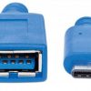 ADAPTADOR TIPO C MACHO A USB 3.0 HEMBRA, AZUL - 353540 - Image 2