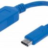 ADAPTADOR TIPO C MACHO A USB 3.0 HEMBRA, AZUL - 353540