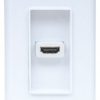 Placa de pared HDMI de un puerto, Compatible con cajas de montaje de distribución sencilla, ranuras y cajas montadas en pared - 771719 - Image 3