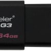 Memoria USB Kingston Technology Hi-Speed 100 G3 USB 3.0, 64 GB, USB 3.0, 40 MB/s, 10 MB/s, Negro - DT100G3/64GB - Image 2