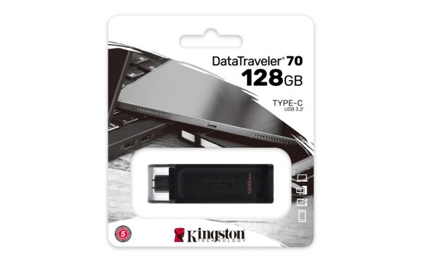 Memoria USB Kingston Technology DT70/128GB, Tipo C 128 GB, USB - DT70/128GB - Image 4