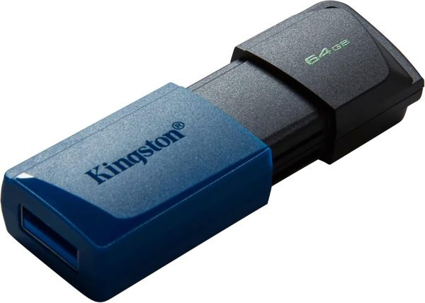 Memoria USB Kingston Technology Exodia USB 3.2, 64 GB, USB 3.2, 40 MB/s, 10 MB/s, Negro/azul - DTXM/64GB - Image 4