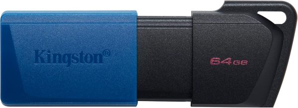 Memoria USB Kingston Technology Exodia USB 3.2, 64 GB, USB 3.2, 40 MB/s, 10 MB/s, Negro/azul - DTXM/64GB - Image 3