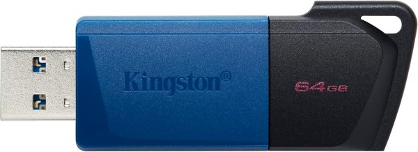 Memoria USB Kingston Technology Exodia USB 3.2, 64 GB, USB 3.2, 40 MB/s, 10 MB/s, Negro/azul - DTXM/64GB - Image 2