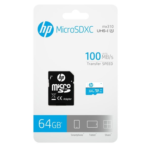 Memoria Micro SD con Adaptador HP M310, 64gb,  SDHC, Clase 10 - HFUD064-1U1BA - Image 4