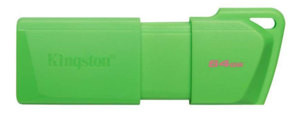 Memoria USB Kingston Technology KC-U2L64-7LG , VERDE, 64GB 3.2 - KC-U2L64-7LG