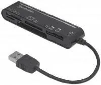 Lector de Memoria MANHATTAN, Negro - 101653