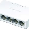 Mini Switch MERCUSYS MS105, Color blanco, 5, 10/100 - MS105
