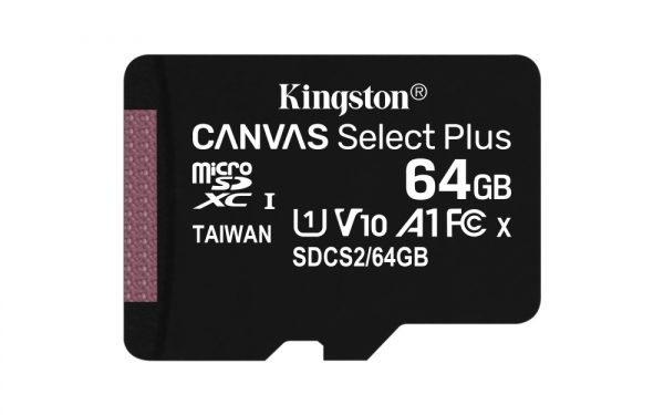 MICRO SD Kingston Technology MEMKGN1890, 64 GB, Negro - SDCS2/64GB