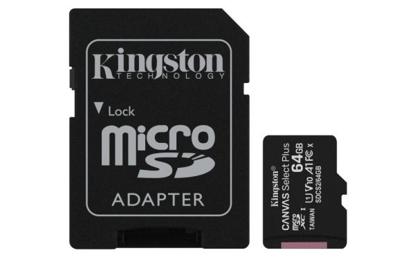 MICRO SD Kingston Technology MEMKGN1890, 64 GB, Negro - SDCS2/64GB - Image 3