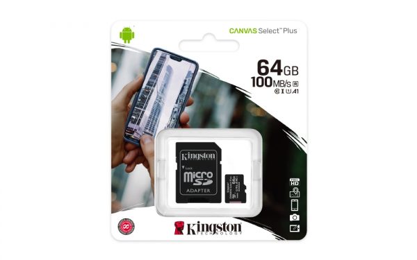 MICRO SD Kingston Technology MEMKGN1890, 64 GB, Negro - SDCS2/64GB - Image 5