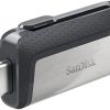 Memoria USB SanDisk Ultra Dual Drive, 64GB, USB C 3.0, Plata - SDDDC2-064G-G46