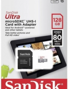 Memoria Micro SDXC UHS-I 128GB Sandisk Ultra Clase 10 SDSQUNS-128G-GN6TA - SDSQUNR-128G-GN6TA