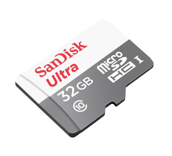 MEMORIA MICRO SD SANDISK ULTRA MICROSDHC 32GB CLASE 10 UHS I CON ADAPTADOR 100 MBS SDSQUNR 032G - SDSQUNR-032G-GN3MA - Image 2