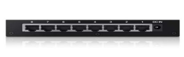 SWITCH LINKSYS LGS108P  ESCRITORIO 8 PUERTOS GIGABIT METALICO NO ADMINISTRABLE - SE3008