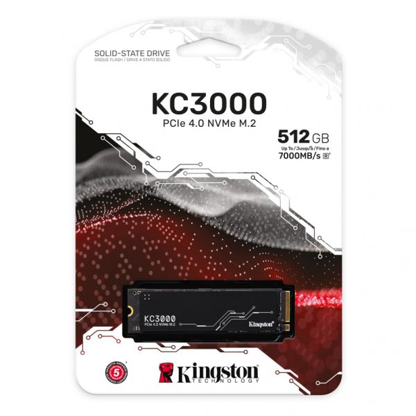 Unidad De Estado Solido Ssd M.2 Kingston SKC3000S/512G 512 GB, Nvme, Pcie, 7000MB/s - SKC3000S/512G - Image 2