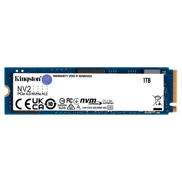 Unidad De Estado Solido Ssd M.2 Kingston SNV2S 1 TB, Nvme, Pcie, 3500MB/s - SNV2S/1000G