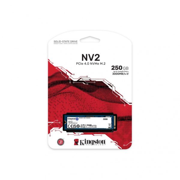 Unidad De Estado Solido Ssd M.2 Kingston SNV2S/250G 250 GB, Nvme, Pcie, 3000MB/s - SNV2S/250G - Image 2