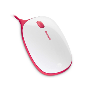 MOUSE MICROSOFT T2J-00001 ALAMBRICO, BLANCO- ROJO - T2J-00001
