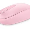 Mouse MICROSOFT Wireless Mobile Mouse 1850 Inalambrico, Rosa, 2 botones, RF Wireless+USB - U7Z-00028