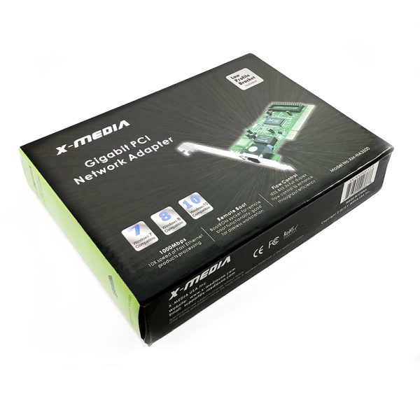 Adaptador PCI X-MEDIA Na3500, 1 Puerto Ethernet Gigabit 1000mbps, Bracket De Bajo Perfil - XM-NA3500 - Image 4